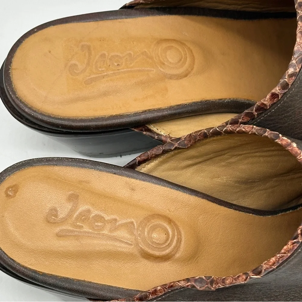 Icon Leather Mules. Size 7.5 - Picture 7 of 11